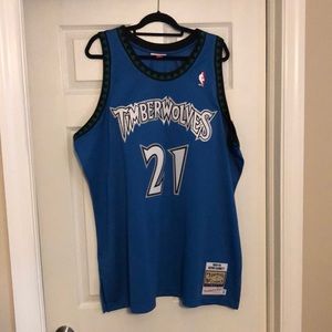 Mitchell & Ness 2003-2004 Minnesota Twolves authentic road Kevin Garnett 3XL